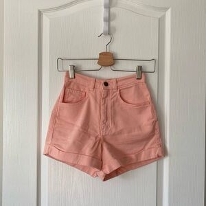 AMERICAN APPAREL | Pink denim shorts